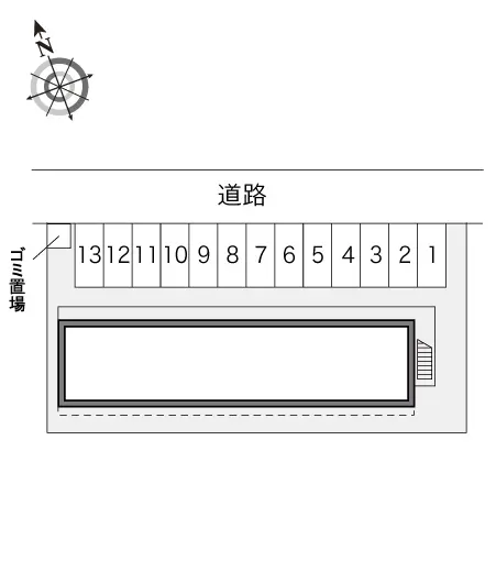 ★手数料０円★茅ヶ崎市萩園　月極駐車場（LP）